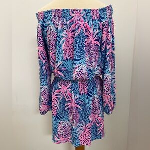 Lilly Pulitzer Long Sleeve Lana Romper size medium